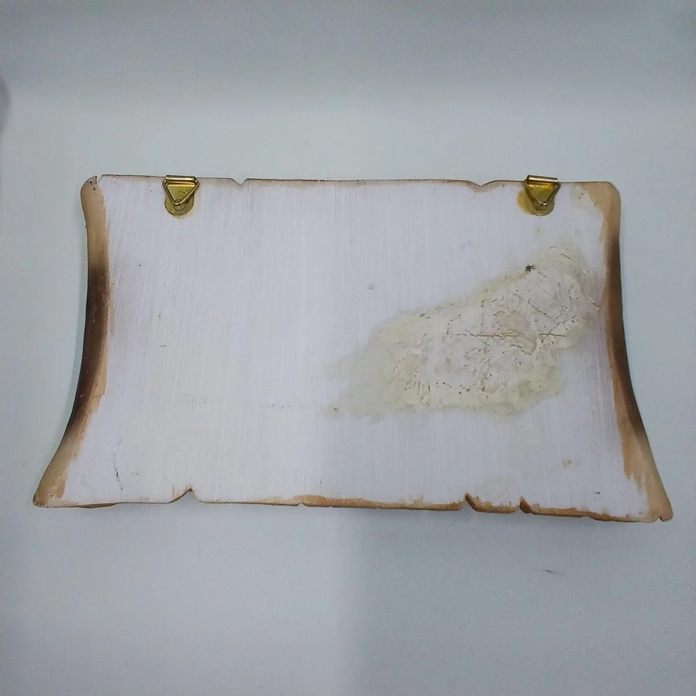 Last Supper 3D Wall Plaque Scroll Style Resin Christian Religious Decor Art‎